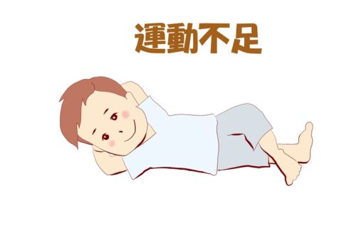運動不足の男性